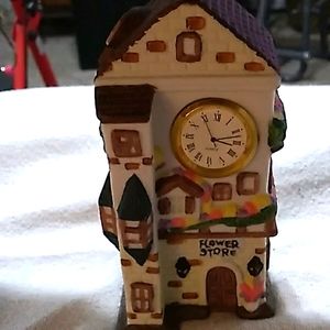 Ceramic flower clock